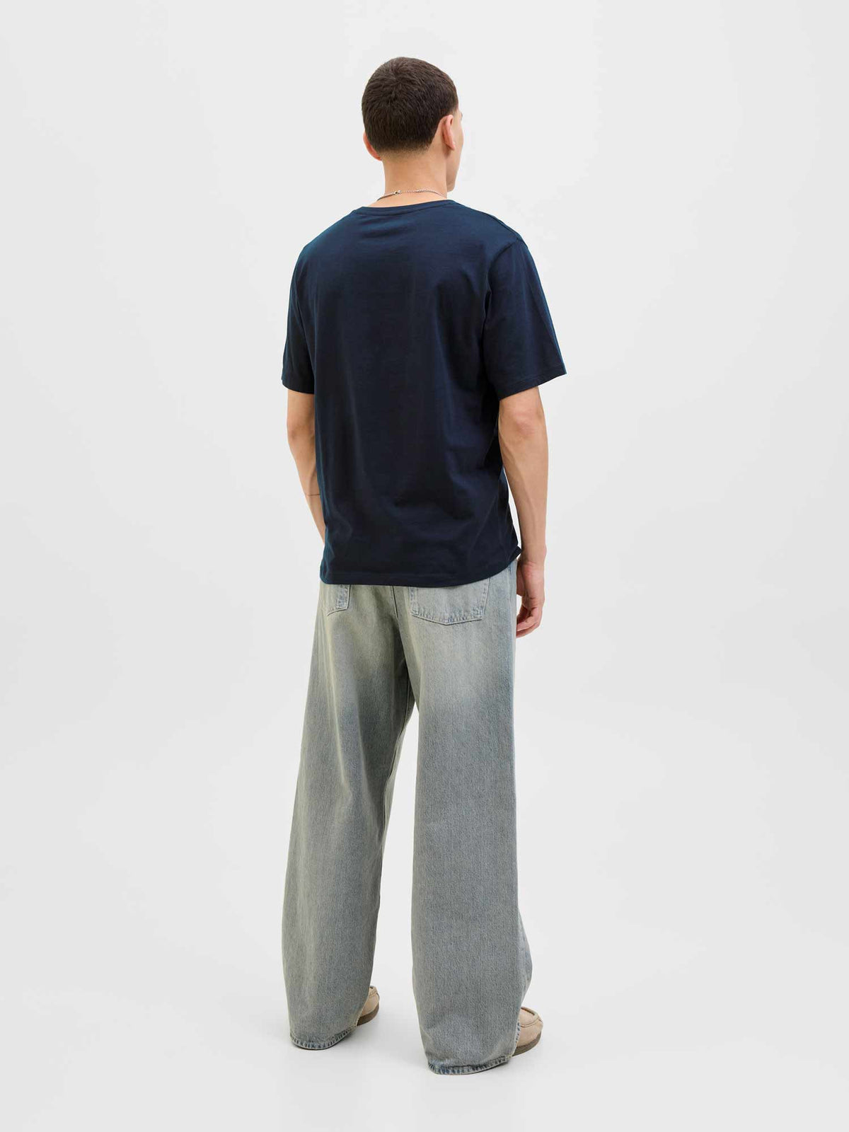 JACK & JONES Тениска JJELOGO TEE SS O-NECK 2 COL AW25 SN