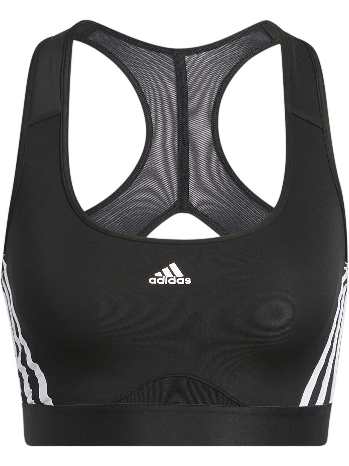 ADIDAS PERFORMANCE Спортен сутиен Powerreact 3-Stripes