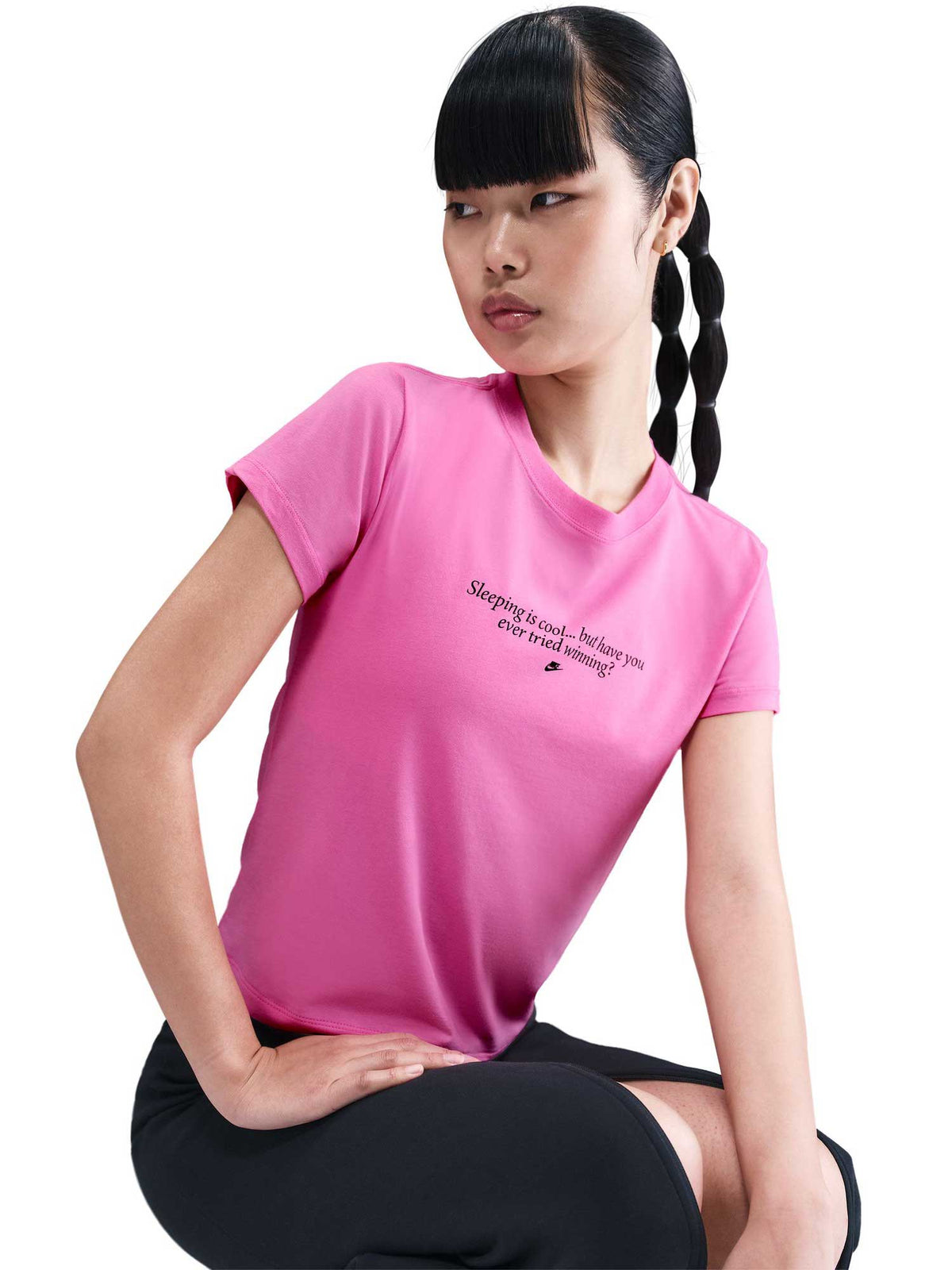 NIKE Тениска W NSW NK CHLL KNIT TEE VRB