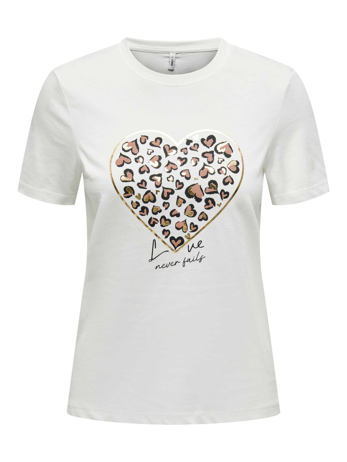 ONLY Тениска ONLTANYA LIFE REG S/S LEO PRINT TOP JRS
