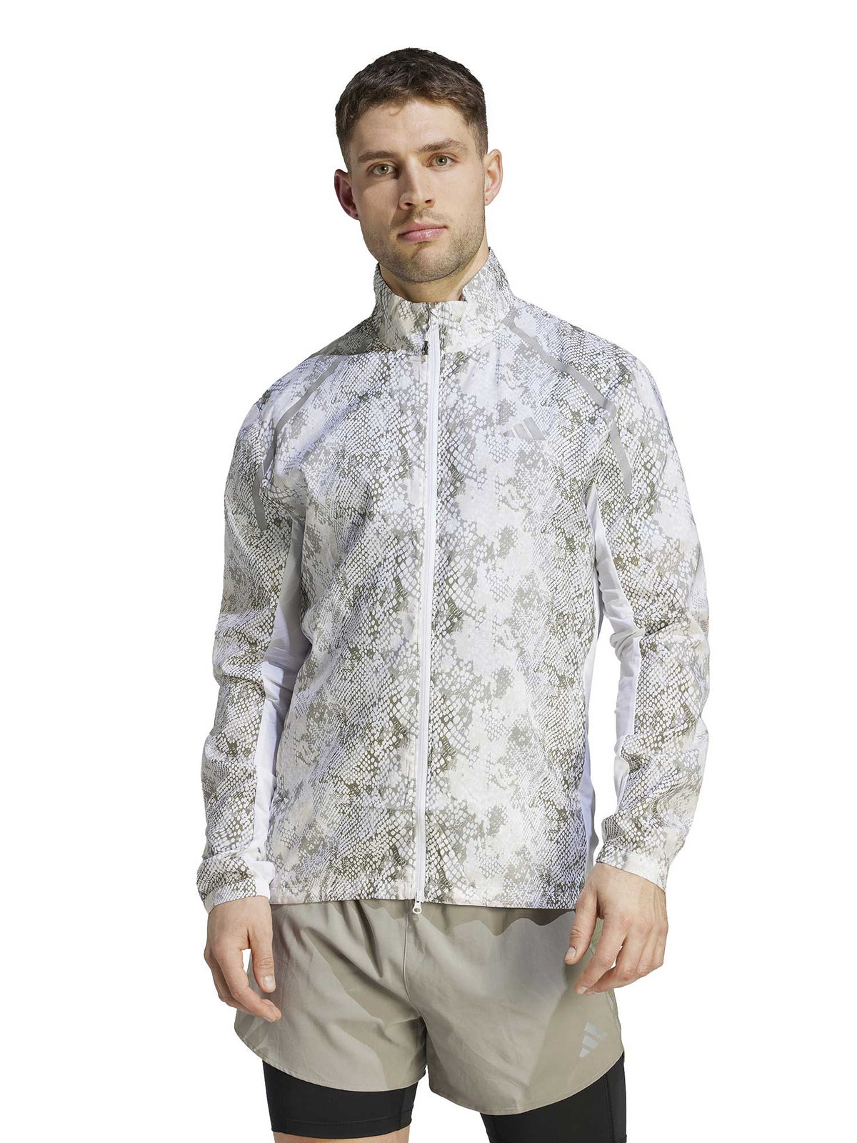 ADIDAS PERFORMANCE Спортно горнище Allover Print Marathon Jacket