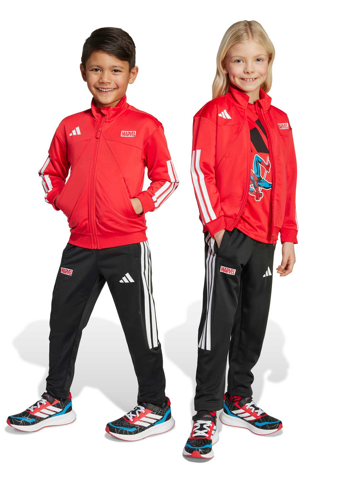 ADIDAS SPORTSWEAR Спортен екип Marvel Spider-Man Tracksuit Kids