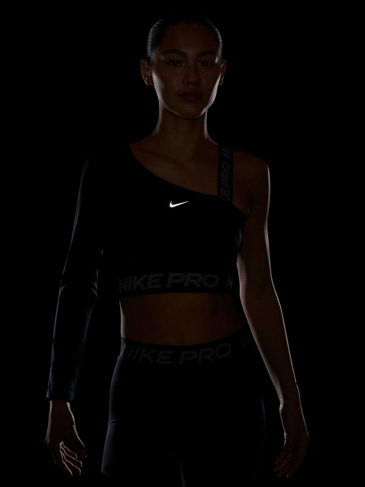 NIKE Потник W NP DF SHINE CROP TOP