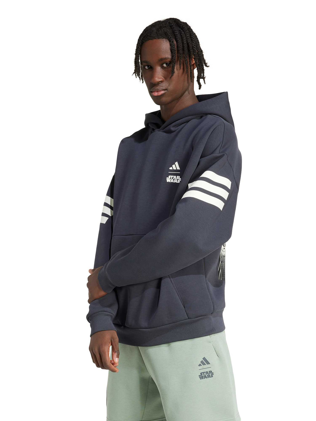 ADIDAS SPORTSWEAR Суитшърт x Star Wars The Mandalorian Hoodie Back