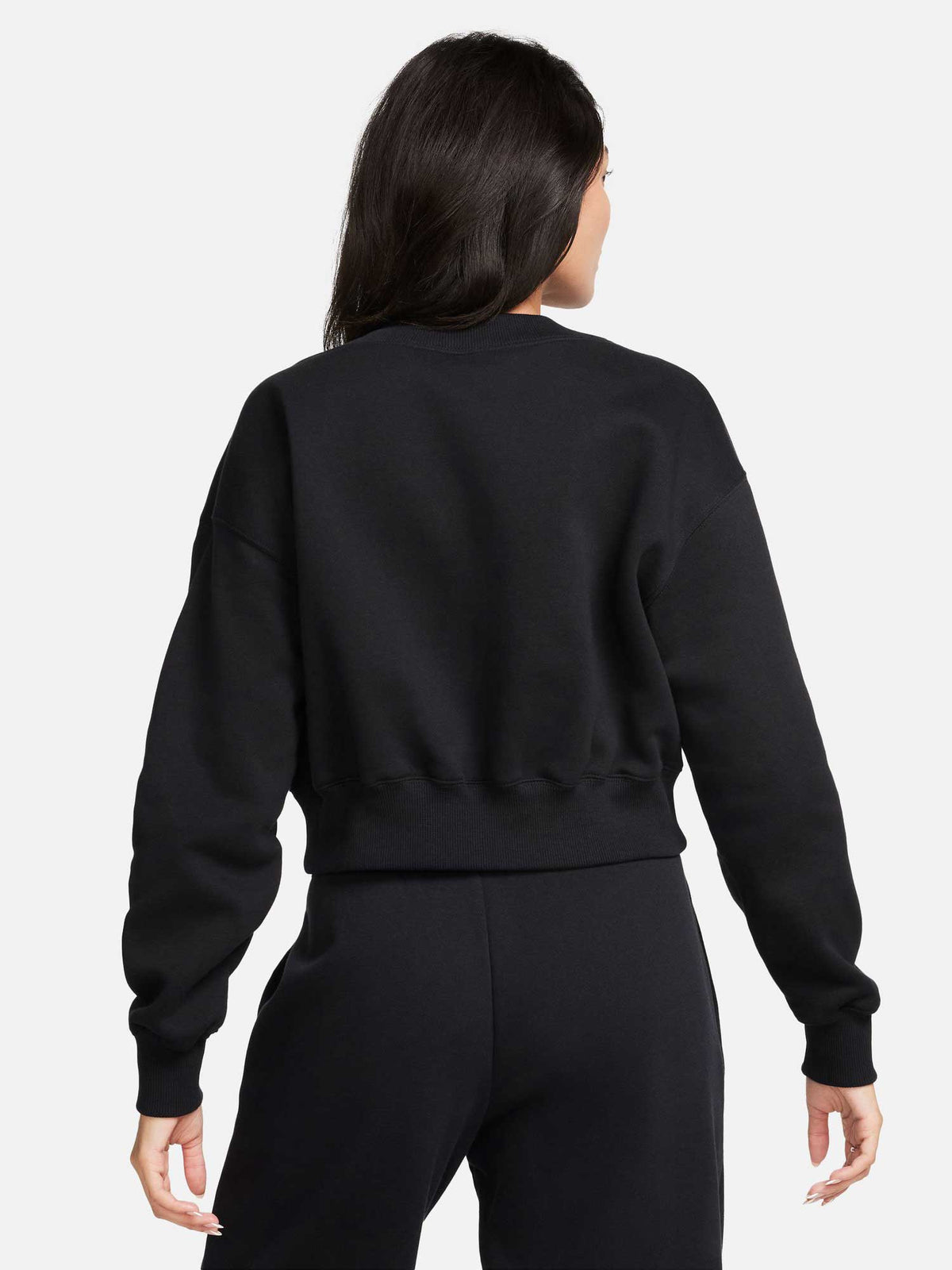 NIKE Блуза W NSW PHNX FLC CROP VNECK