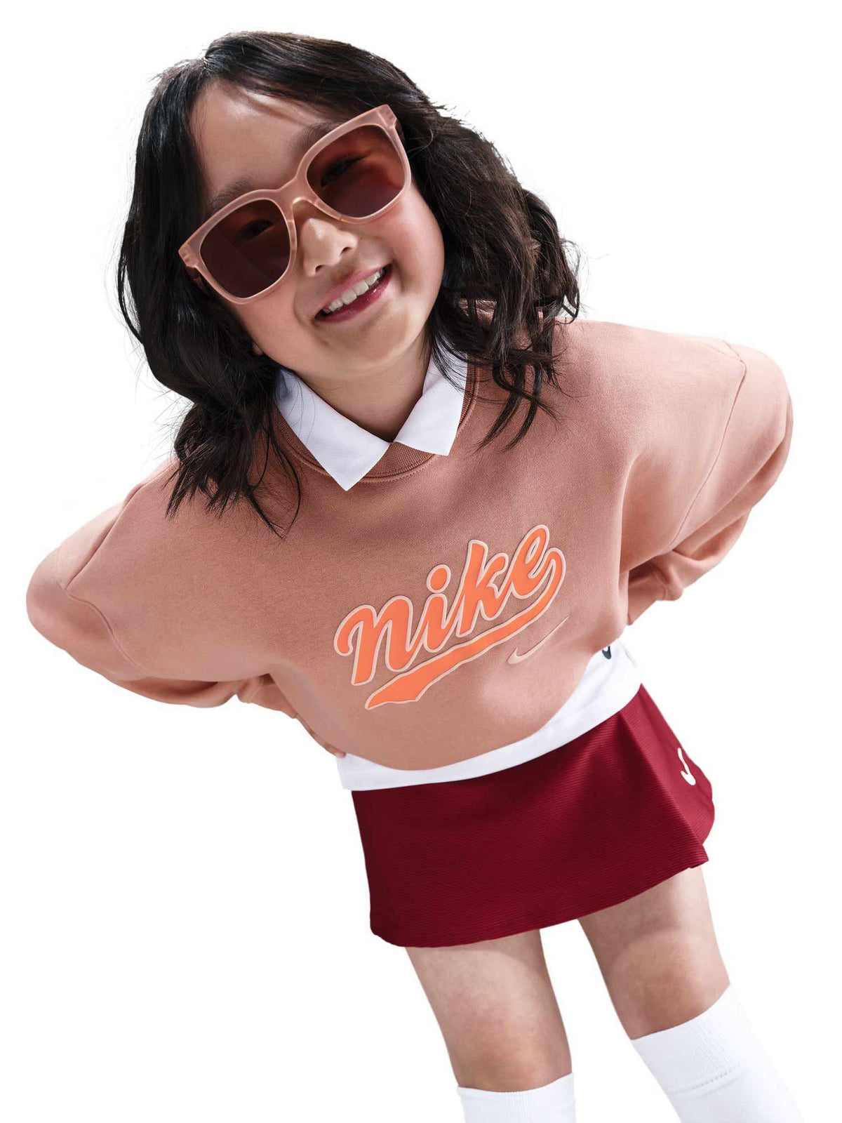 NIKE Блуза G NSW TREND FLC CRP CREW