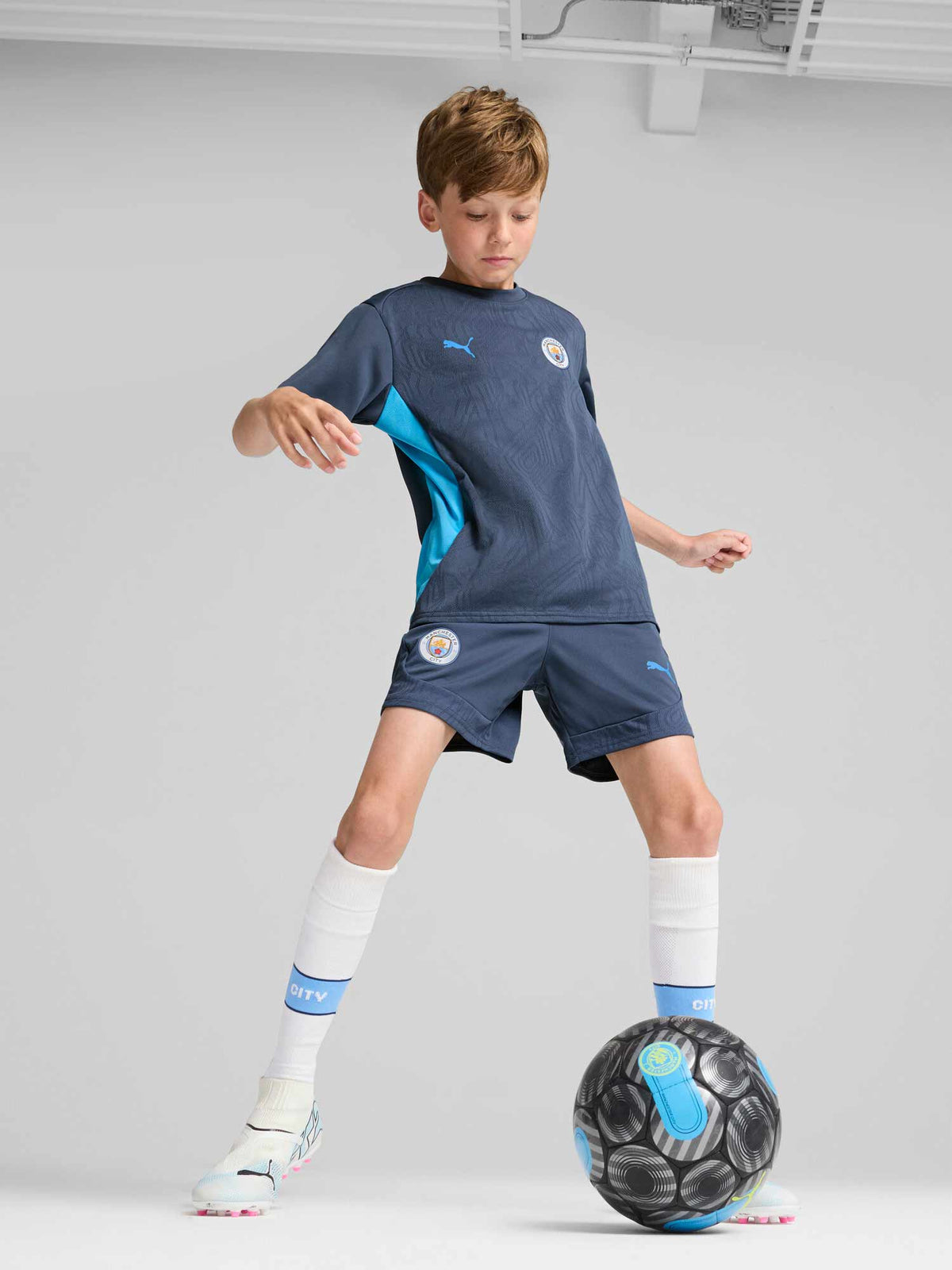 PUMA Къси панталони MCFC Training Shorts Jr