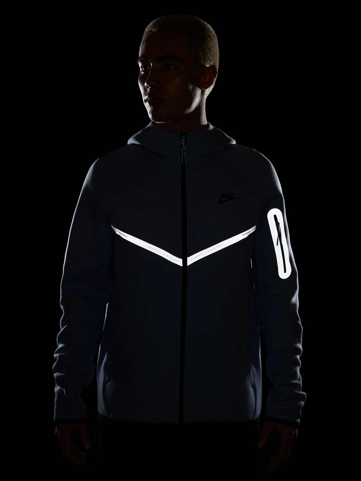 NIKE Суитшърт M NK TECH FLC WR FZ JKT REFLEC