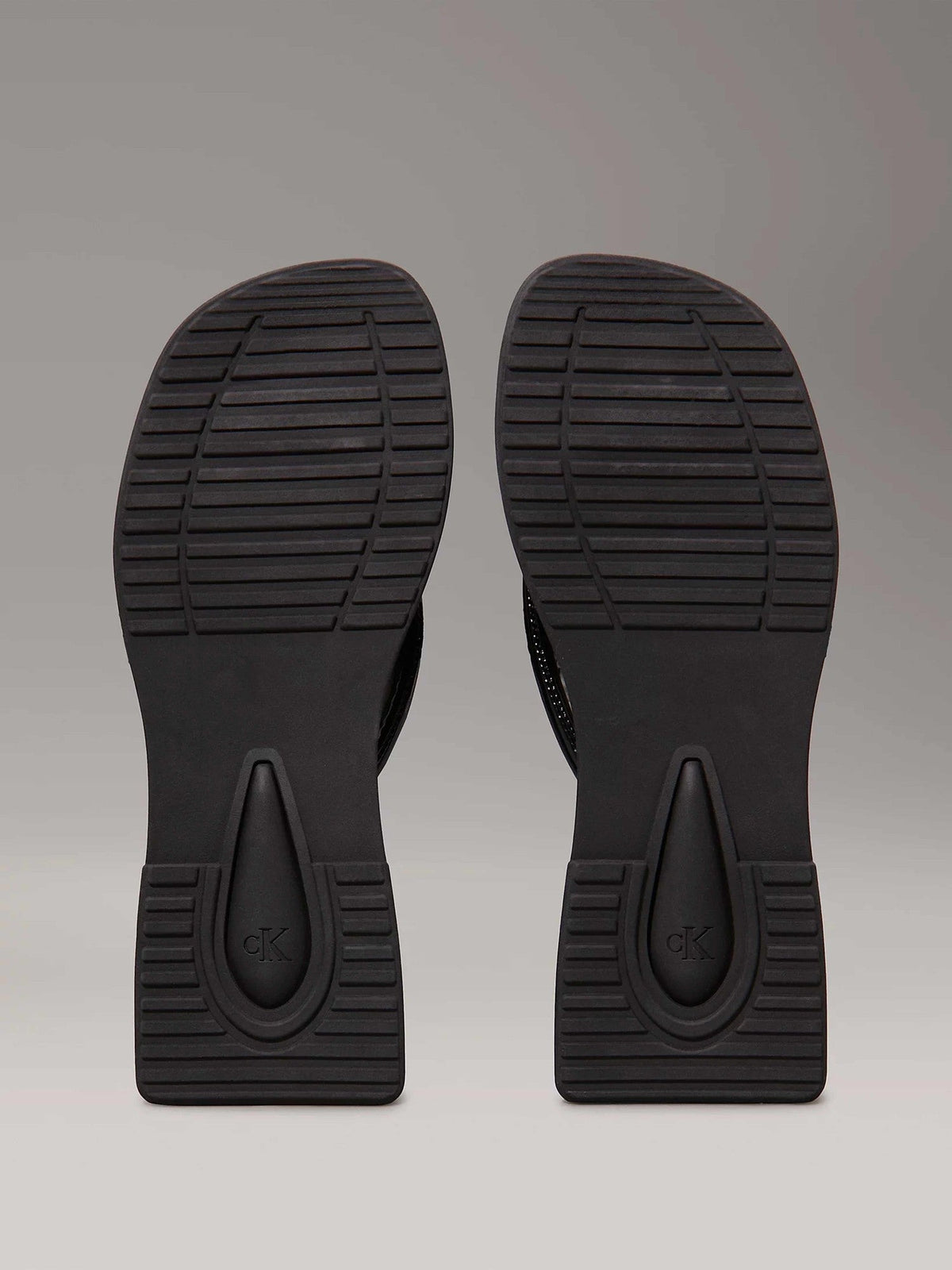 Calvin Klein Jeans Джапанки SQ LOW WEDGE SANDAL STITCH