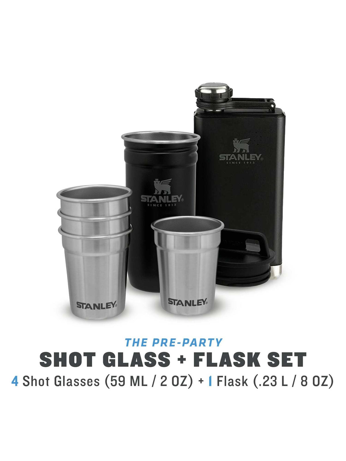 STANLEY Комплект за шотове и манерка The Pre-Party