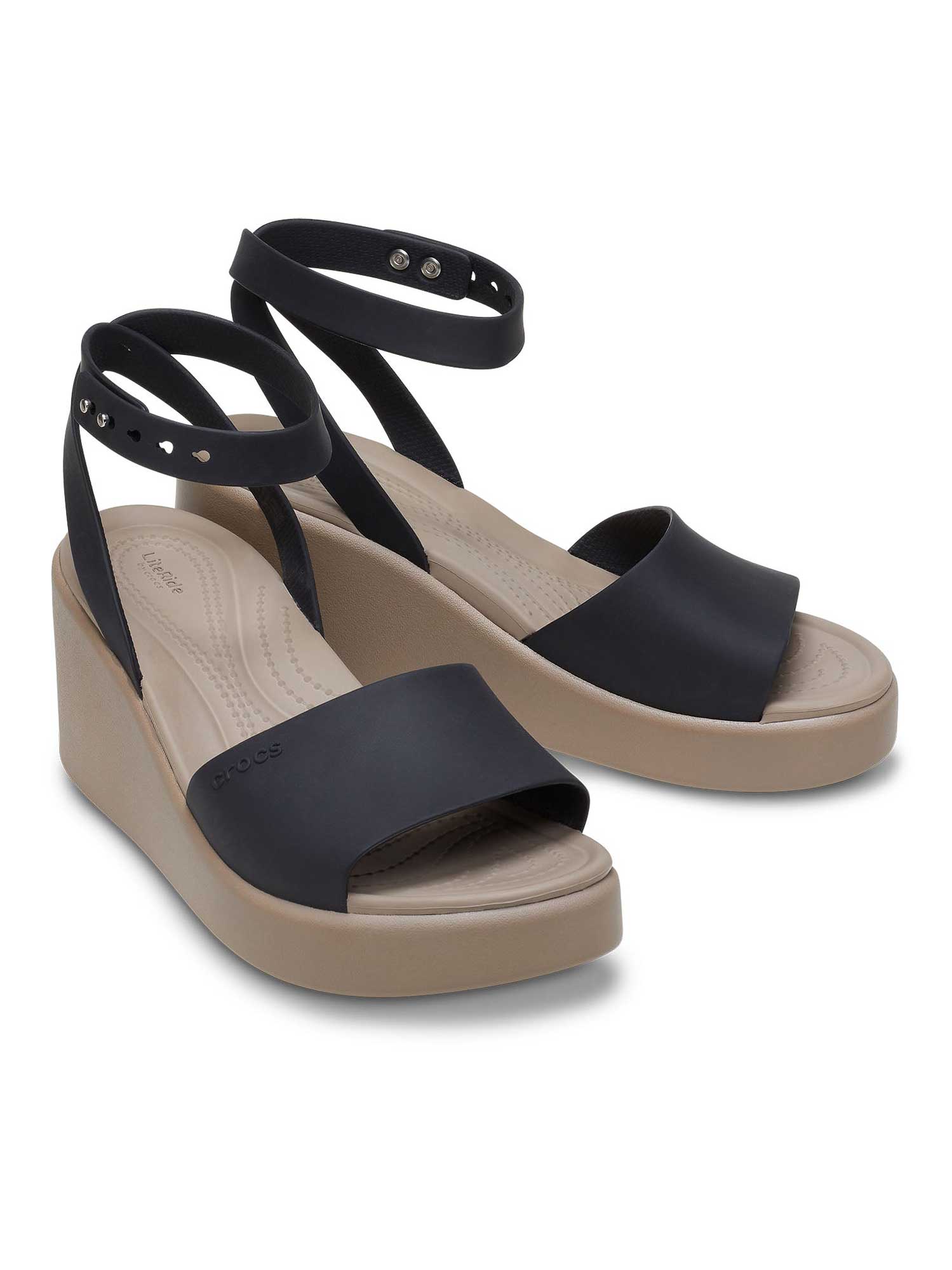 CROCS Сандали BROOKLYN ANKLE STRAP WEDGE W 209406