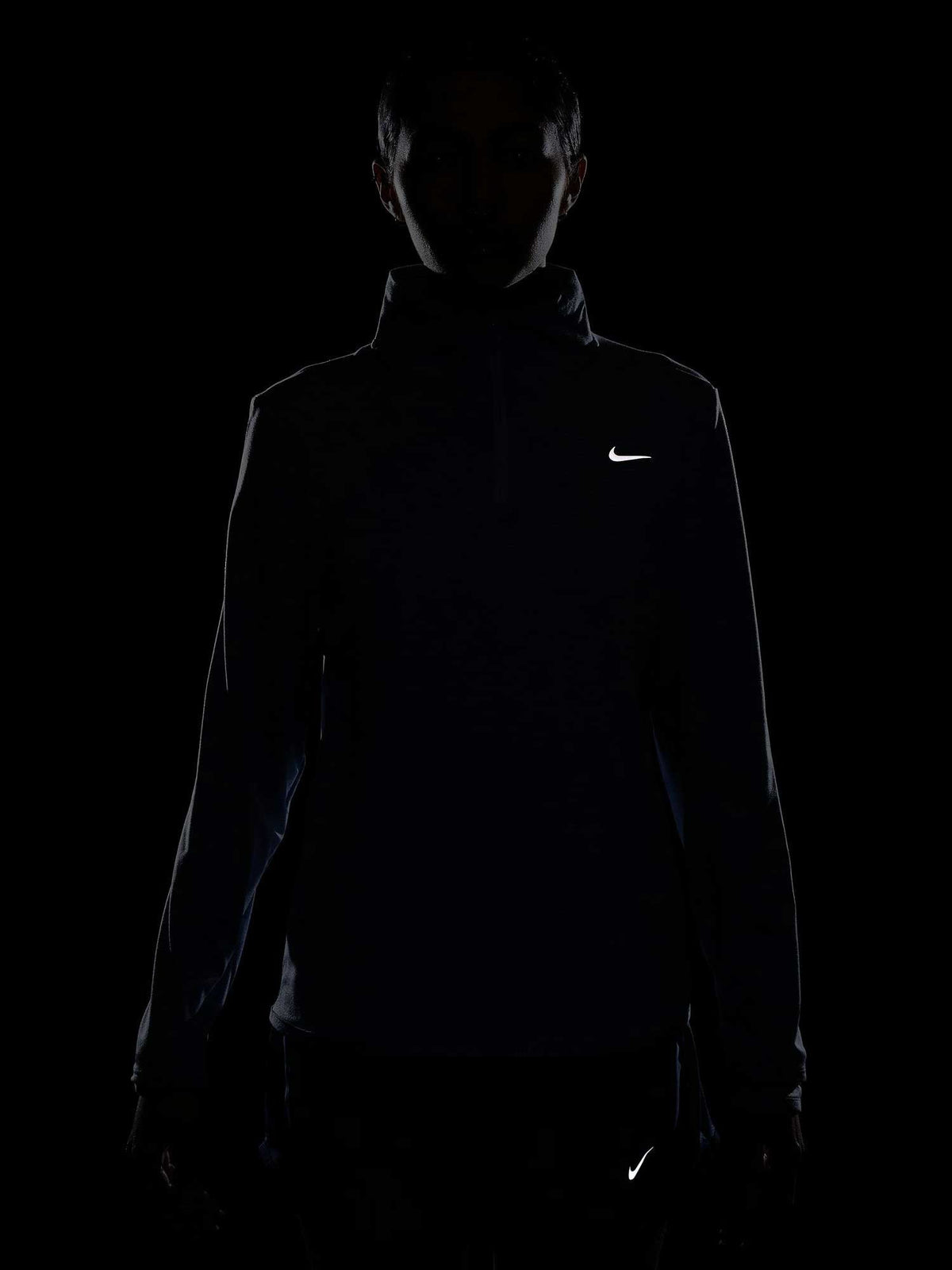 NIKE Блуза W NK SWIFT ELMNT DF UV HZ TOP