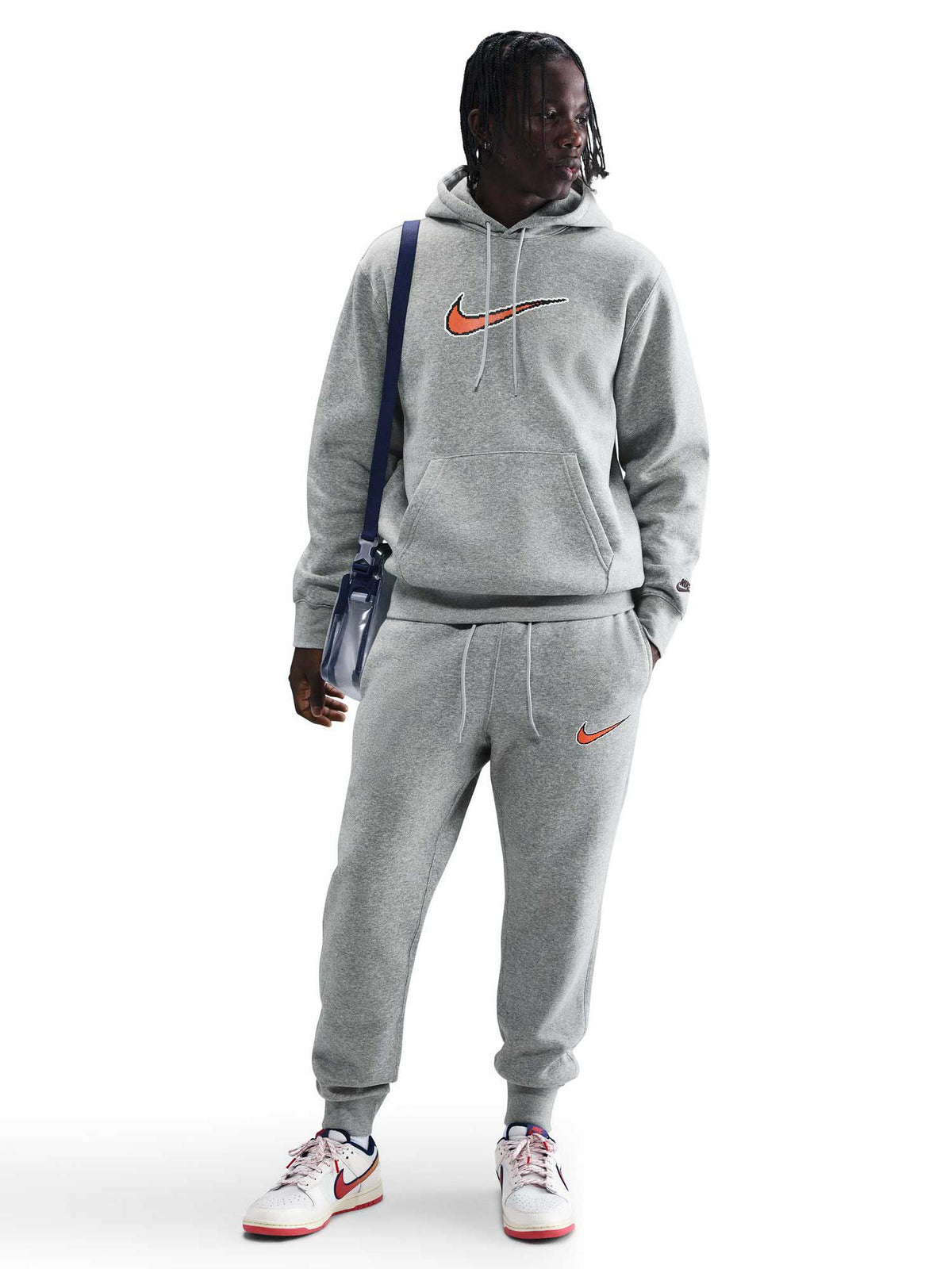 NIKE Спортно долнище M NK CLUB BB JGGR NEO VARSITY
