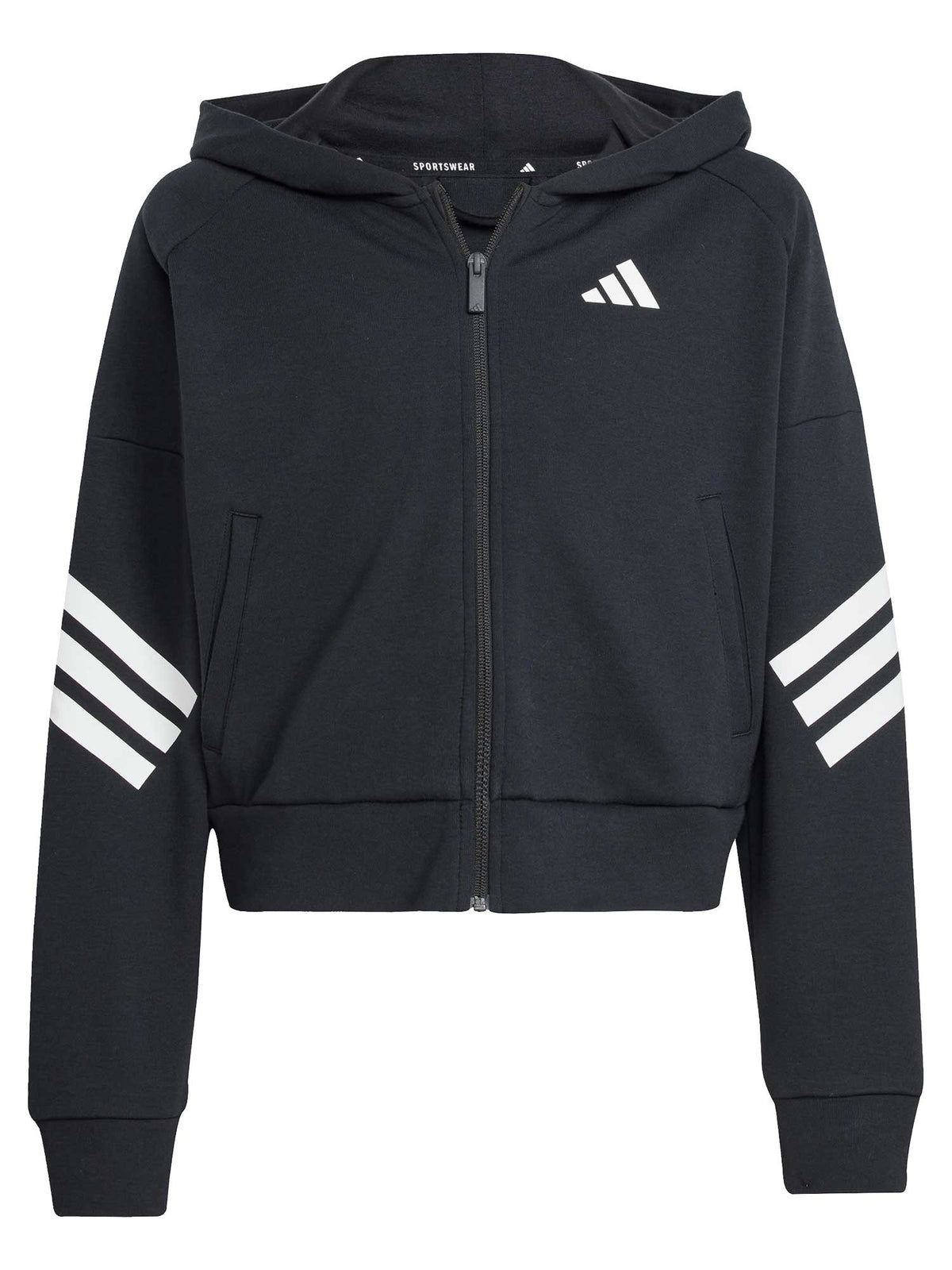 ADIDAS SPORTSWEAR Суитшърт Future Icons 3-Stripes Full-Zip Hooded