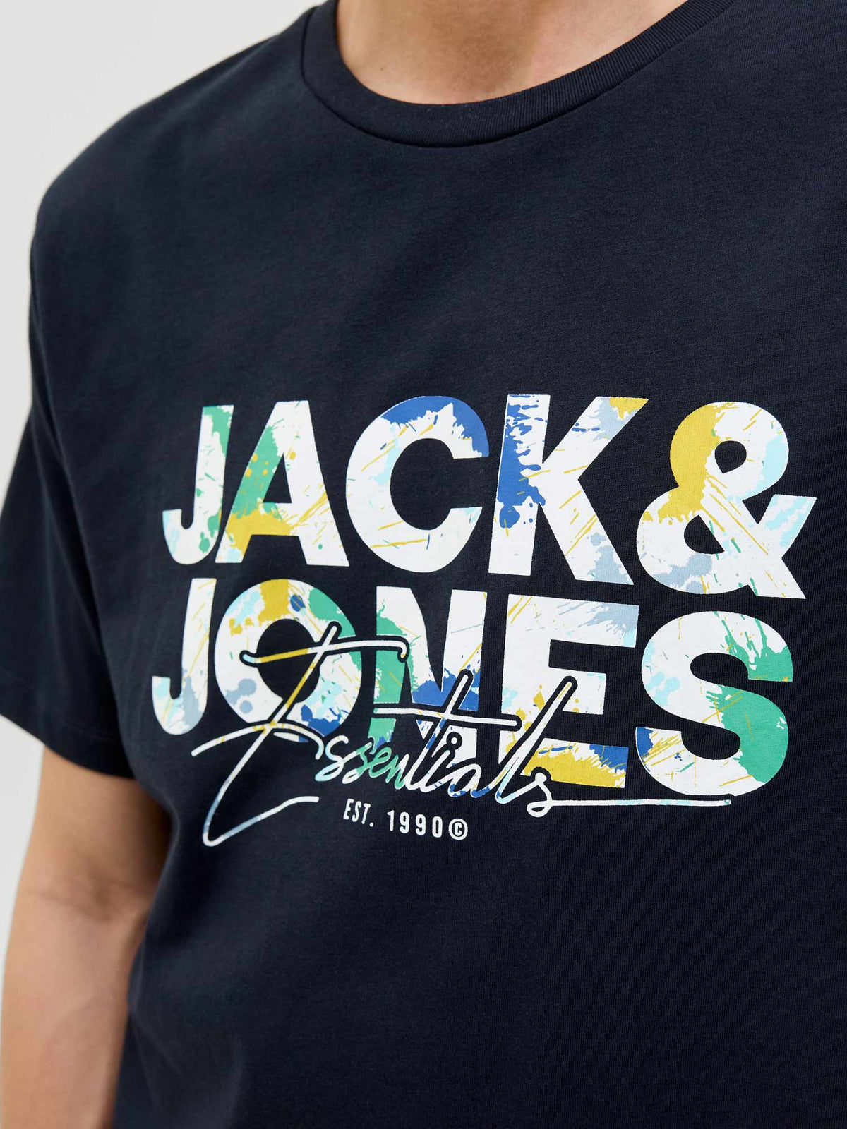 JACK & JONES Тениска JJGEPLAS TEE SS CREW NECK LN