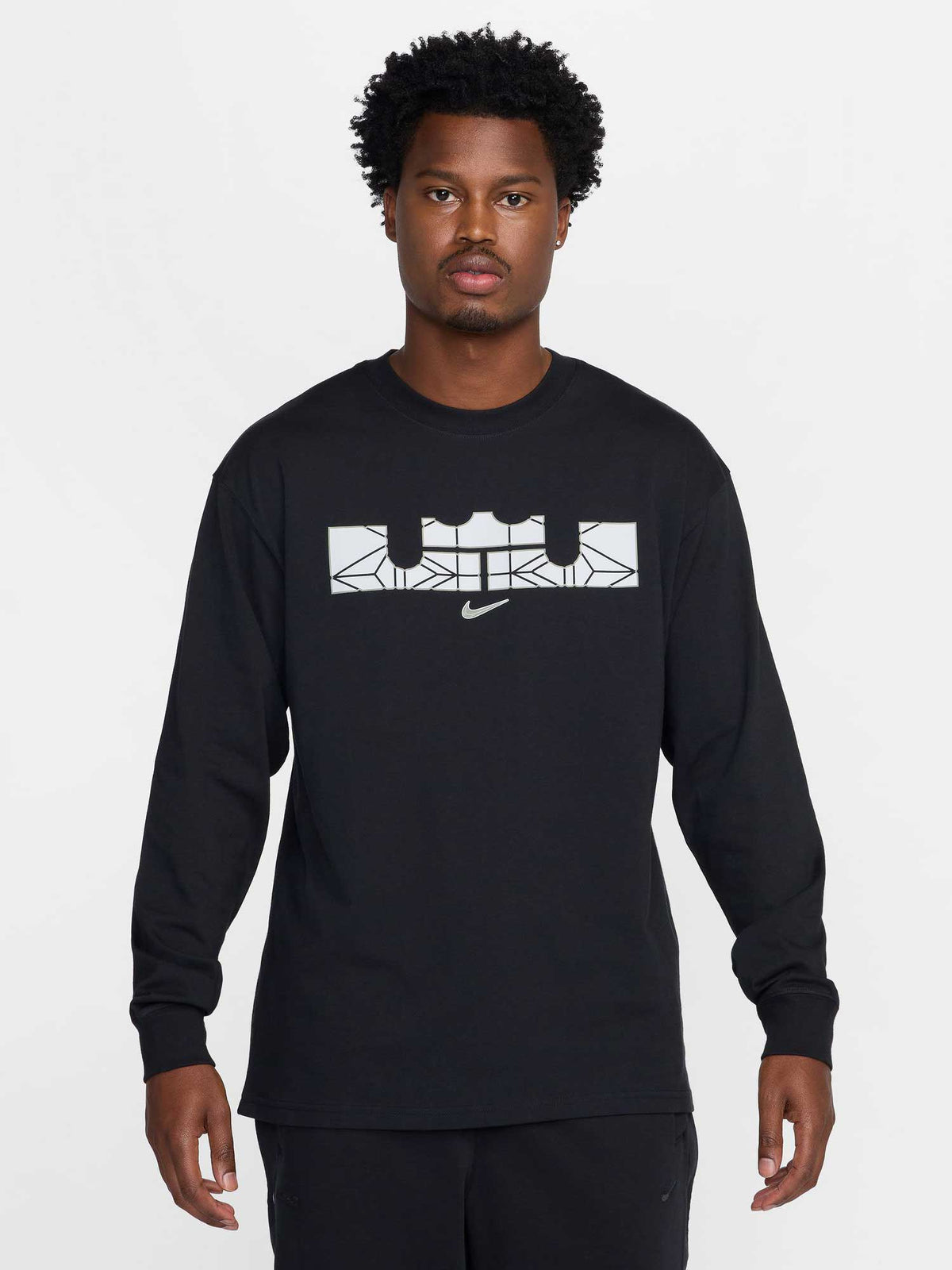 NIKE Блуза LEBRON M NK TEE LS M90