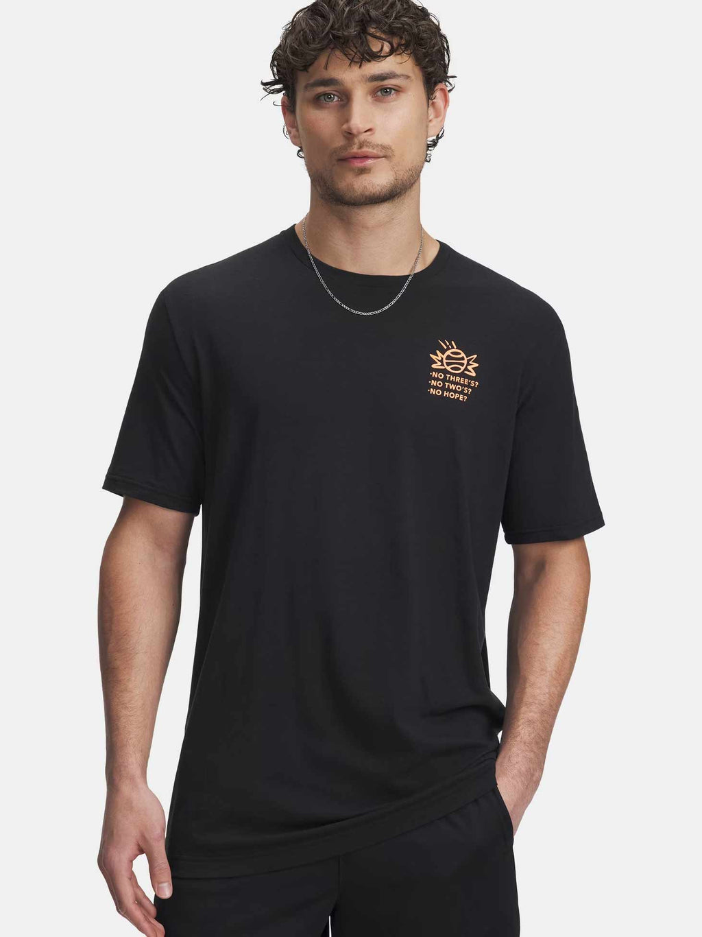 UNDER ARMOUR Тениска UA M 60/40S Cant Hoop SS