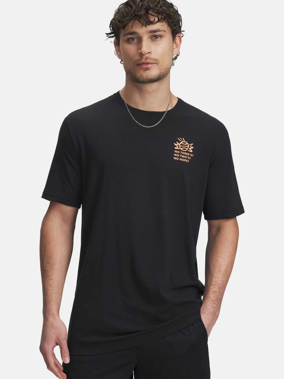 UNDER ARMOUR Тениска UA M 60/40S Cant Hoop SS