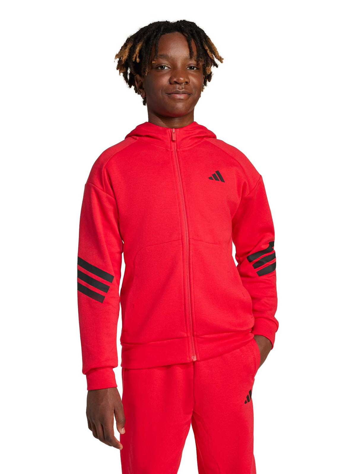 ADIDAS SPORTSWEAR Суитшърт Future Icons 3-Stripes Full-Zip Hooded