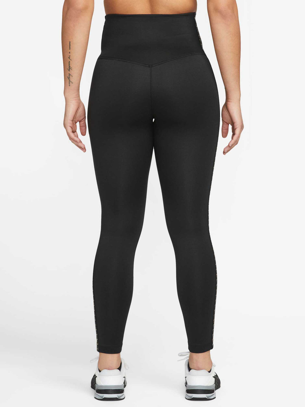 NIKE Клин W NK ONE TF HR 7/8 TIGHT MTLC