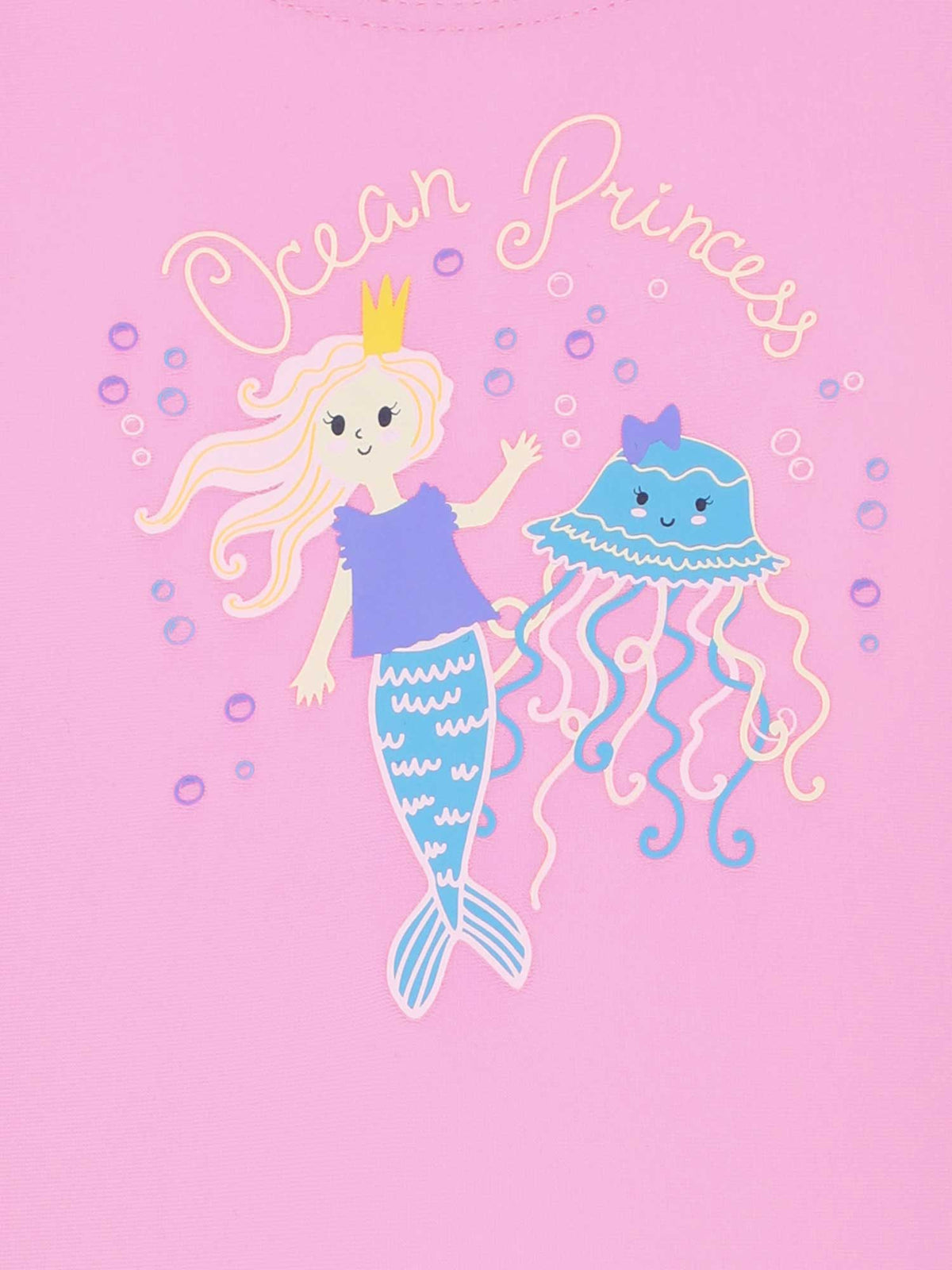 JOSS Цял бански Little Girls All-Over Printed